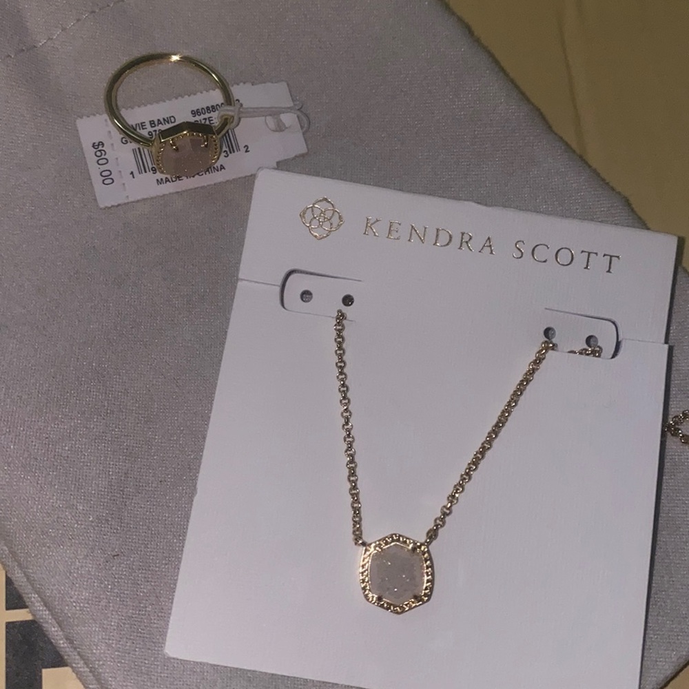 Kendra Scott necklace and ring!